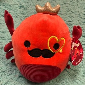 Georgios the King Crab Valentine’s Day Squishmallow 8”